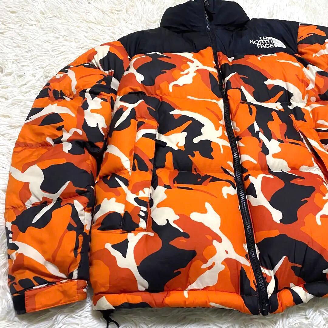 未使用級✨】ノースフェイス ヌプシ ダウンジャケット カモフラ