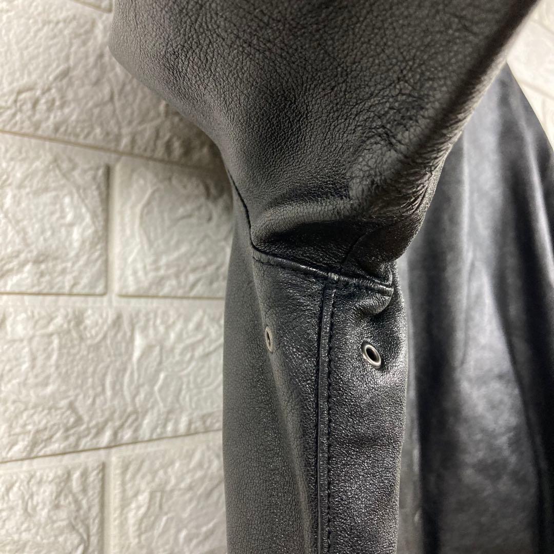 美品 OMNIGOD オムニゴッド ラムレザー A-2 レザージャケット 4 - メルカリ