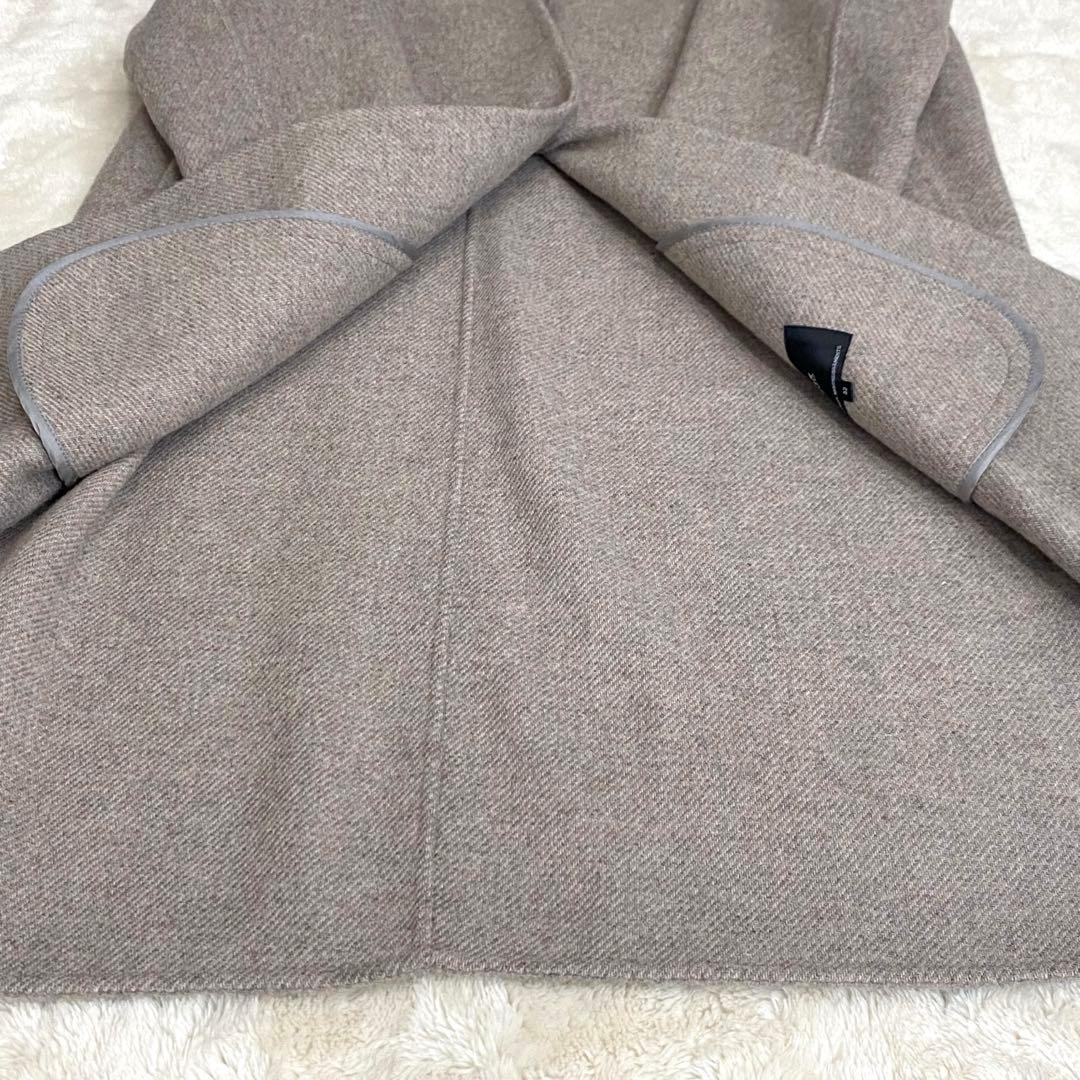 美品】23区 ウールリバーツイル ノーカラー コート S - メルカリ
