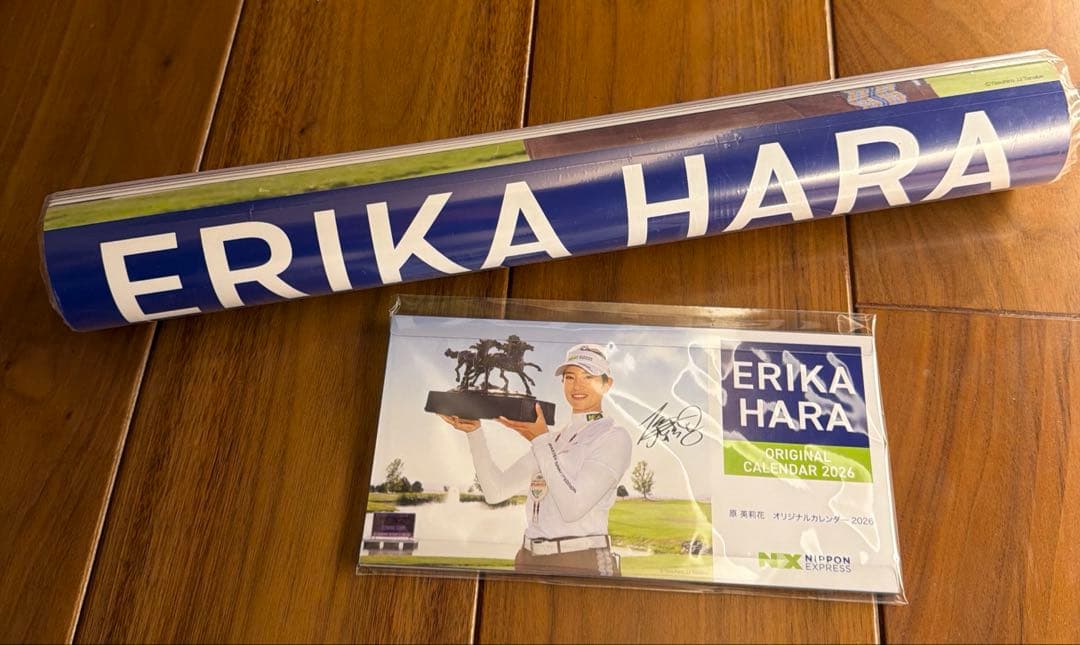 原英莉花 2026年 壁掛け卓上カレンダー 非売品 日本通運 カレンダー 原英莉花 壁掛け 2026 ゴルフ 原 英莉花 女子プロ