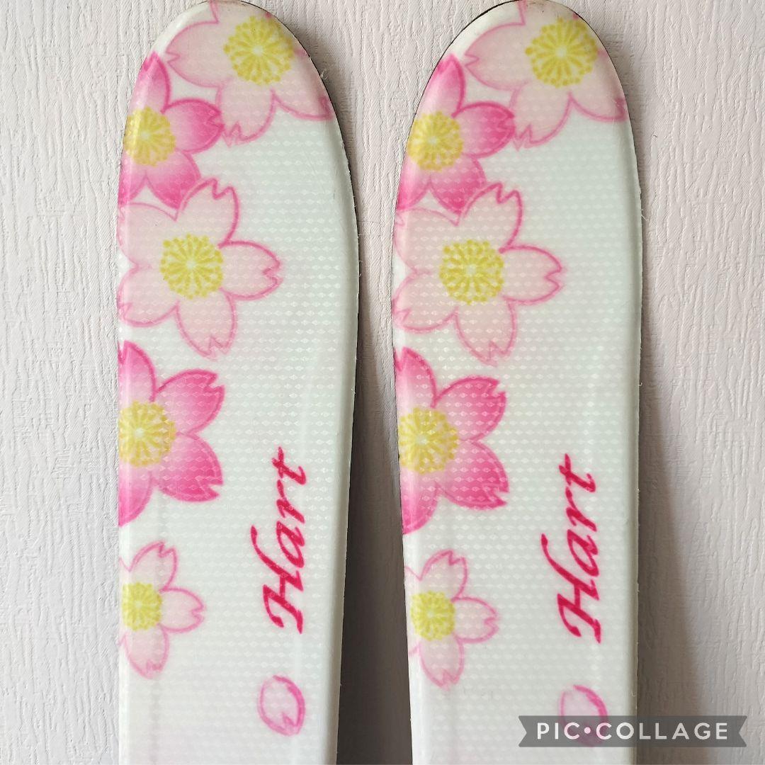 Hart イノセンス ジュニアスキー3点セット 150 桜柄 白ピンク女の子
