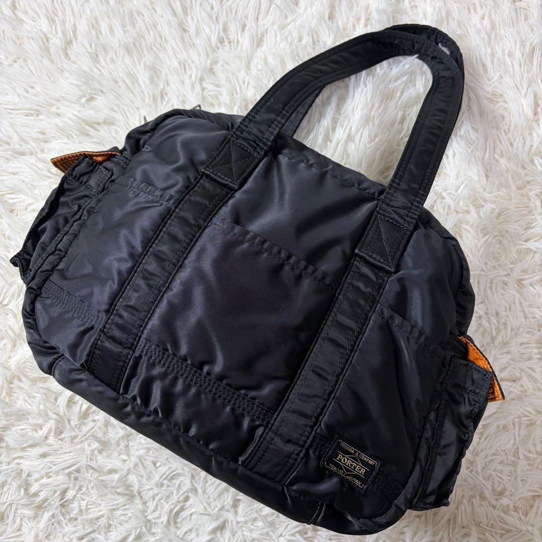 ポーター PORTER タンカー ミニボストンバック 黒 - メルカリ
