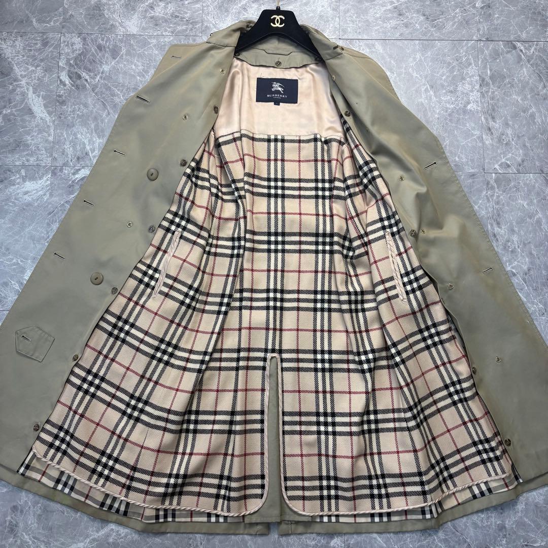 極美品♡バーバリーロンドン トレンチコート ベルト ライナー カーキ L