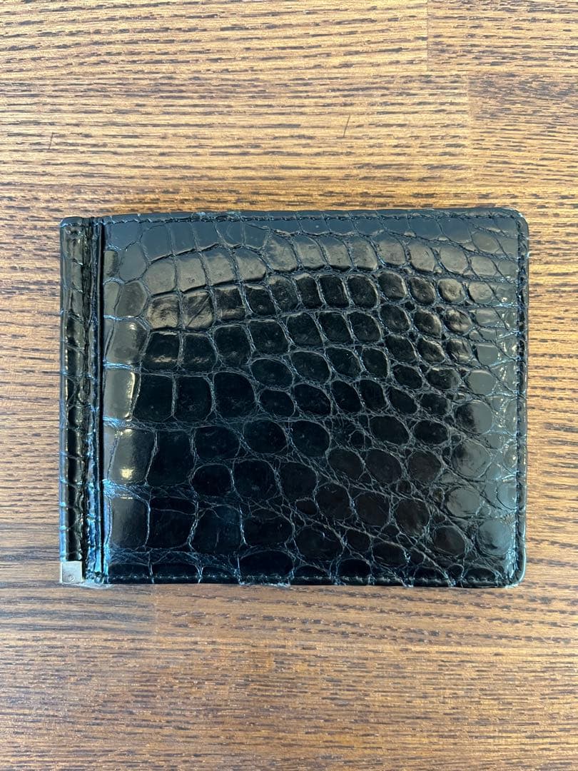 クロコダイル マネークリップ付 二つ折り財布 楽天市場】【4h限定20%off】クロコダイル マネークリップ 財布 メンズ