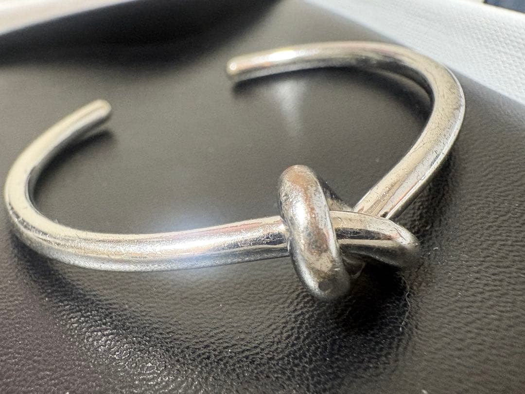 CELINE ノットバングル シルバー ブレスレット C1 - メルカリ