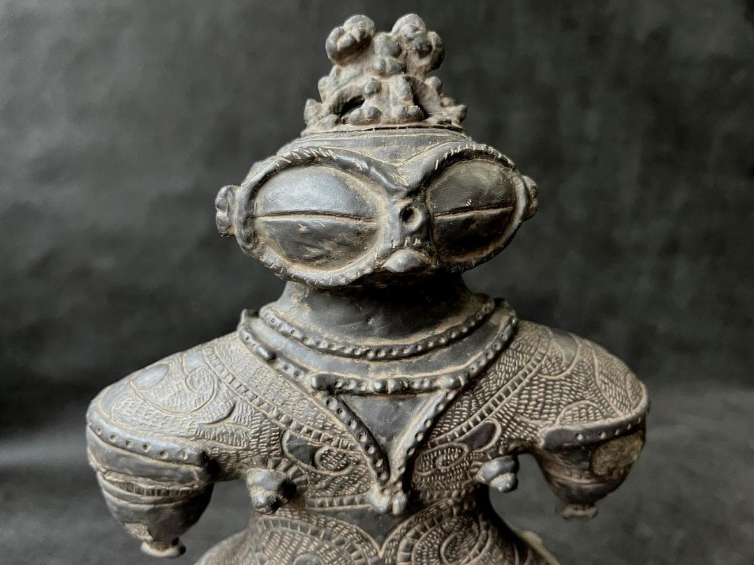 ★遮光器土偶3/5精密複製品★ 遮光器土偶（前後分割）