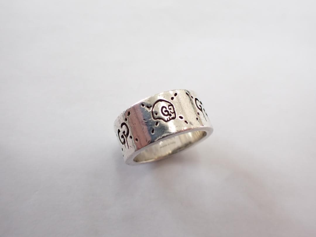 ◎GUCCI グッチ ゴーストGG スカル AG925 シルバーリング ＃13a - メルカリ