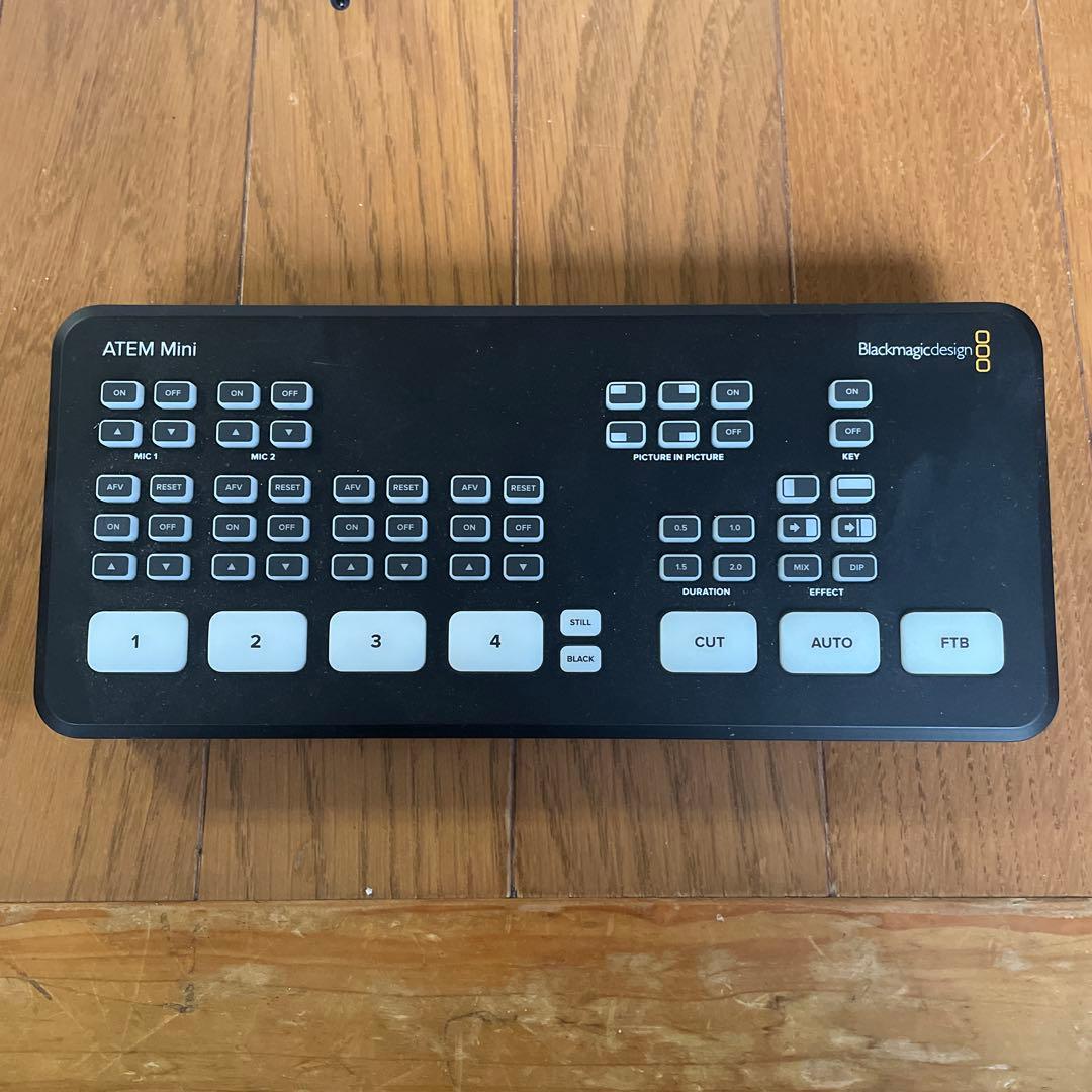 【ほぼ新品箱無し】ATEM Mini スイッチャー Blackmagic HDMI ビデオスイッチャー ATEMmini(USB対応アナログ