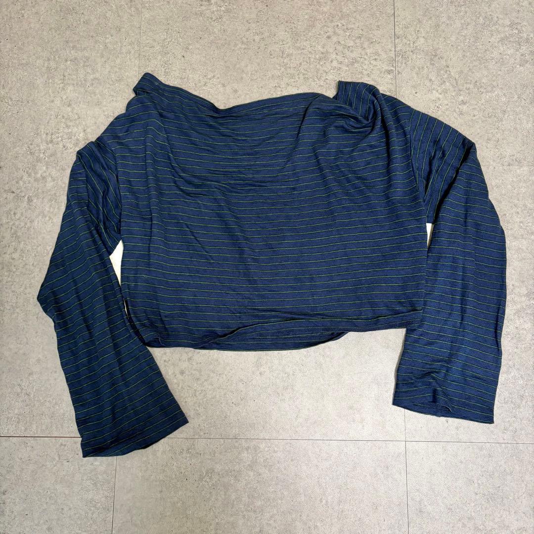 BACCA リネンボーダー ショートカットソー - メルカリ