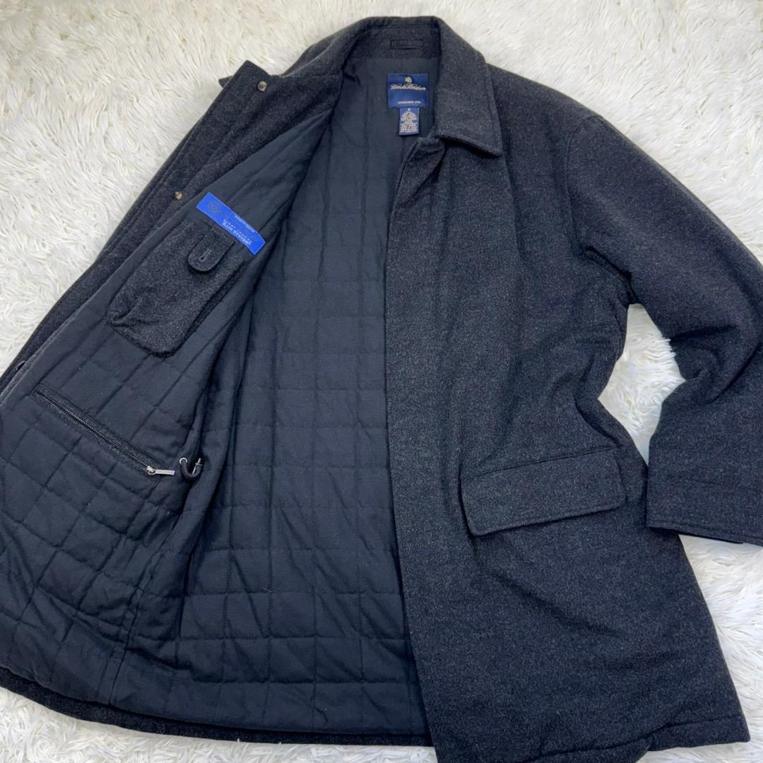 高級生地ロロピアーナ✨ブルックスブラザーズ ステンカラーウールコート Mサイズ 中古・古着通販】BROOKS BROTHERS (ブルックスブラザーズ) LORO PIANA