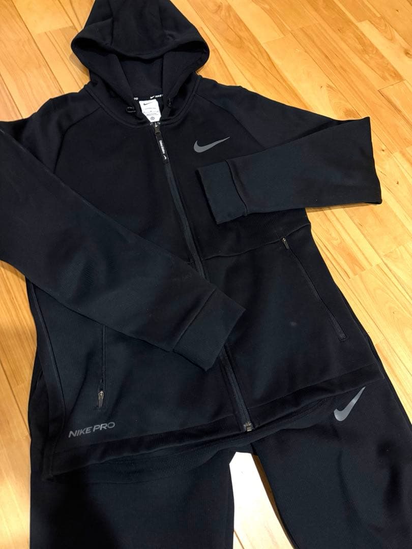 Nike Pro Therma-FIT ジャージ上下セット アップ　ブラック NIKE（ナイキ） ジャージ メンズ 上下 NIKE TOTALITY Dri-FIT