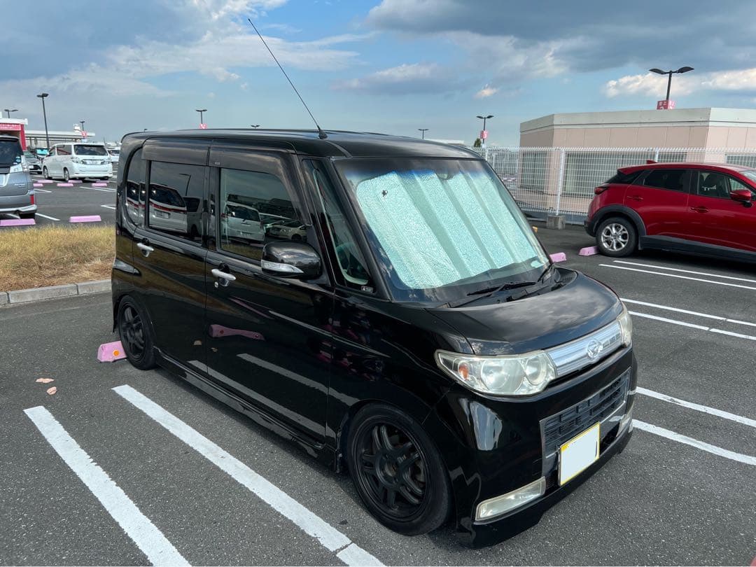 L375Sタント　テイン車高調+他車種リアバネ流用セット　嫁車車高短顔真赤キット L375Sタント テイン車高調+他車種リアバネ流用セット 嫁車車高短顔真赤