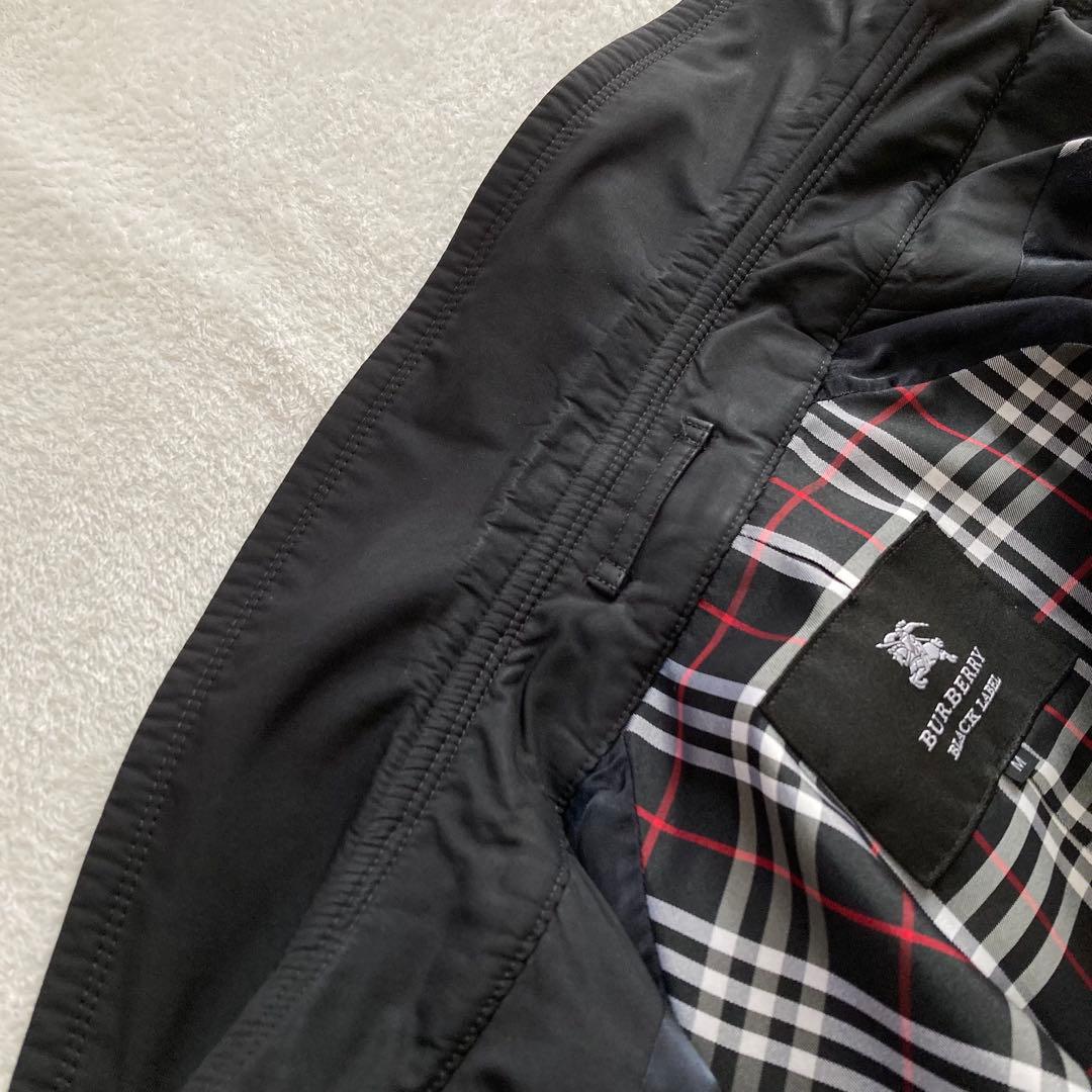 《人気モデル》バーバリーブラックレーベル トレンチコート ノバチェック ベルト