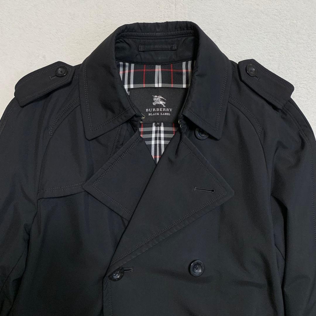 《人気モデル》バーバリーブラックレーベル トレンチコート ノバチェック ベルト