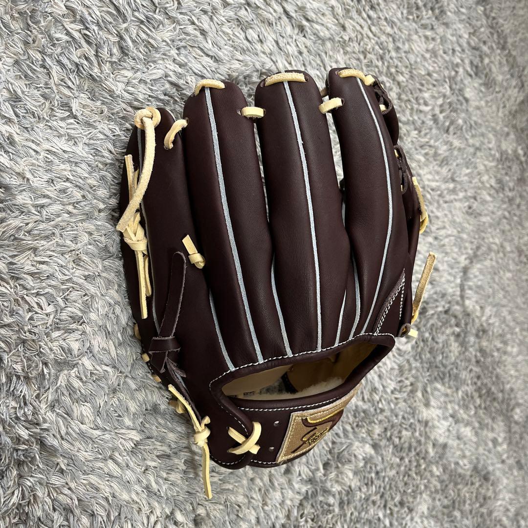 《新品/未使用》Slugger オーダーグローブ 軟式 内野手用 バーガンディ