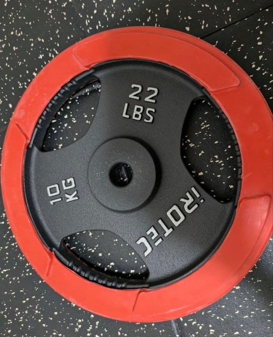 IROTEC 10kg ウエイトプレート 2枚セット 28ミリ用