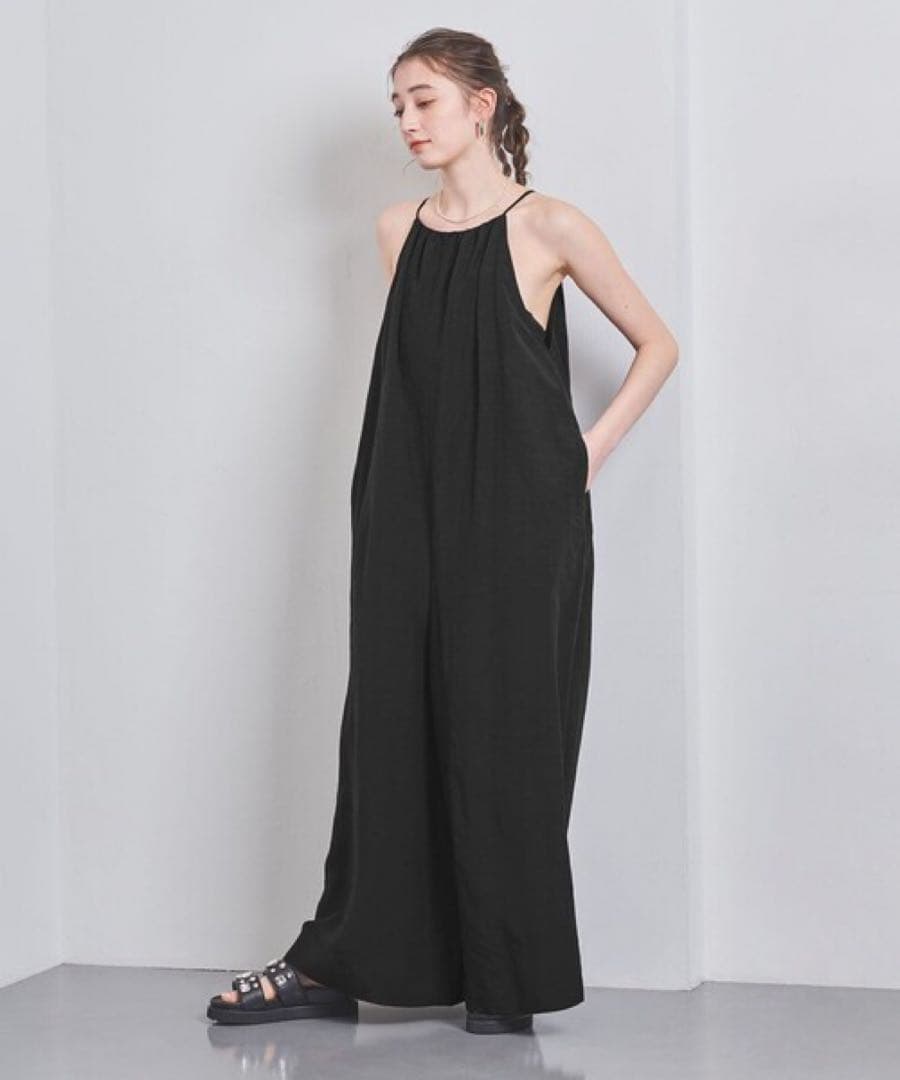 SACRA キャミソールオールインワン SACRA（サクラ） SALE！サクラ レーヨンリネンタンブル サロペット