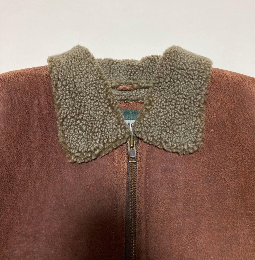 80s 90s オールドユニクロ UNIQLO ボア レザージャケット - メルカリ