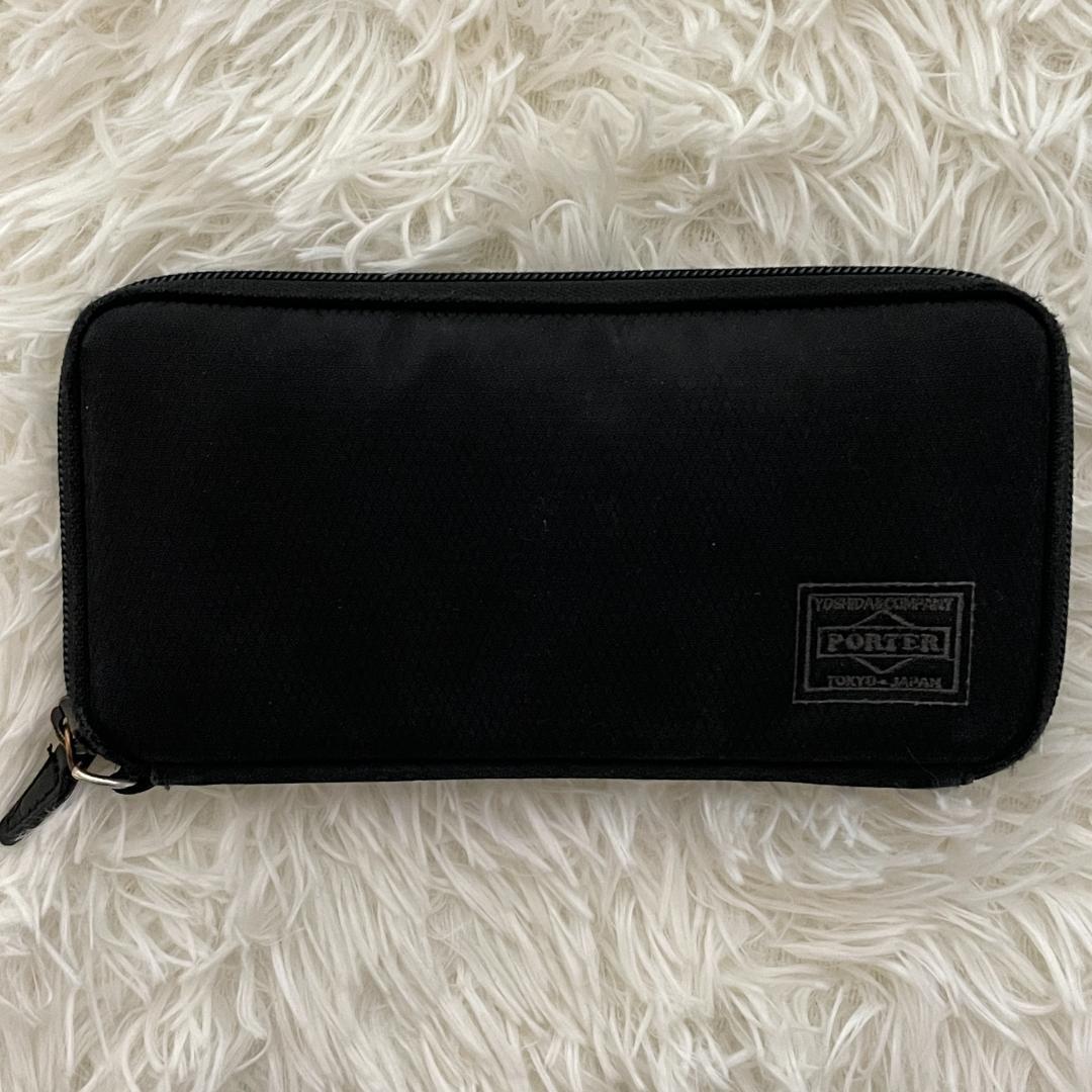 PORTER ポーター DILL ディル ラウンドジップ 長財布 ブラック 黒
