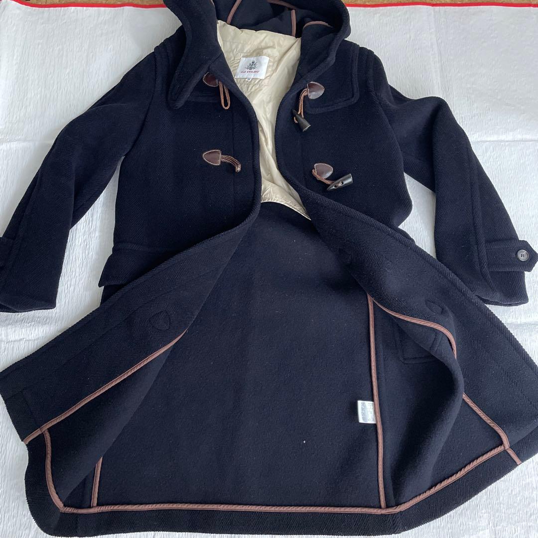 再値下げ！ オールドイングランド ダッフルコート レディース36 NAVY