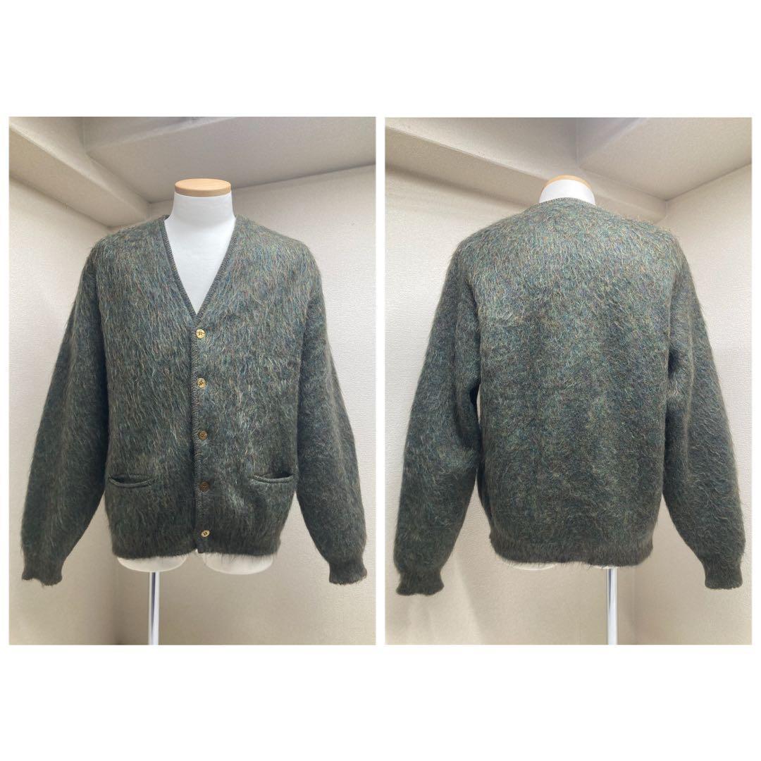 美品☆毛足長☆肉厚☆XL☆60s Sears ヴィンテージモヘアカーディガン