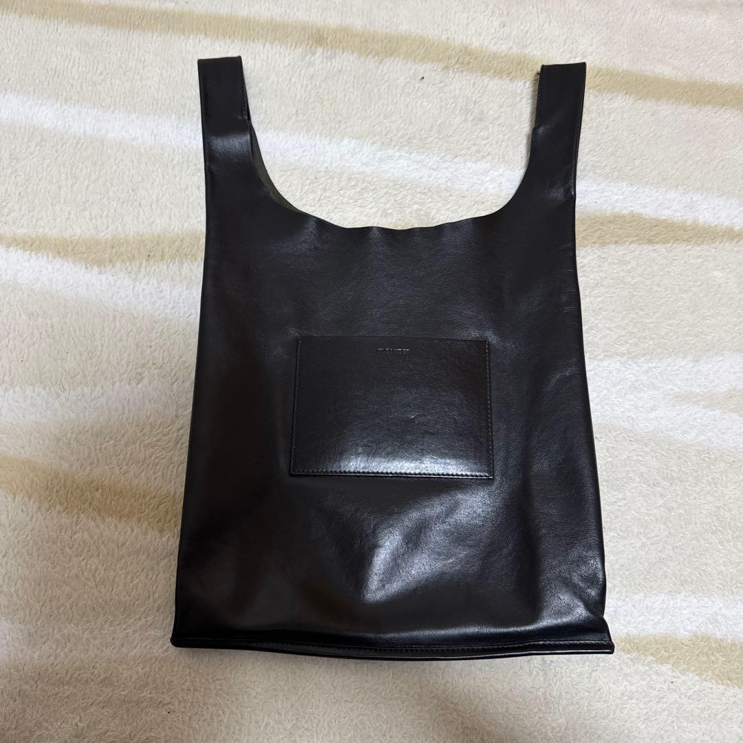 黒 レザートートバッグ 外ポケット付き tk.TAKEO KIKUCHI レザートートバッグ web限定をレビュー！クチコミ