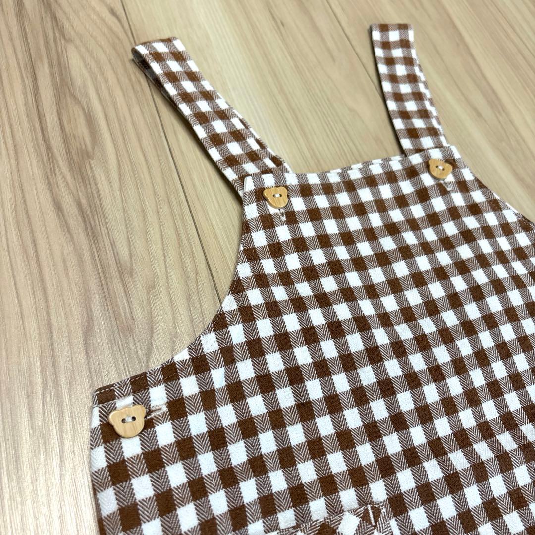 ファミリア レトロ ギンガムチェック ジャンパースカート - メルカリ