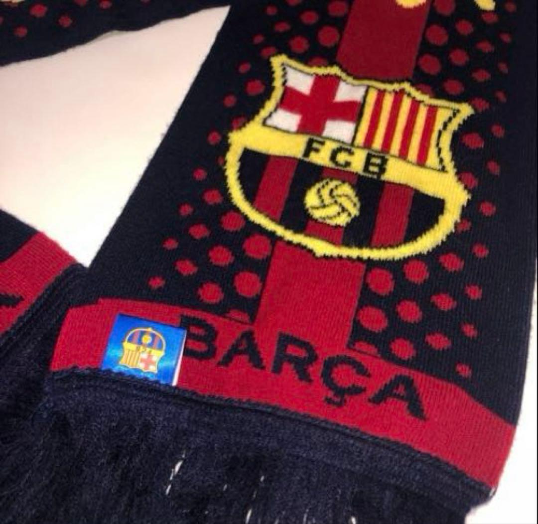 バルセロナ fc マフラー サッカーマフラー バルサ fc フットボール
