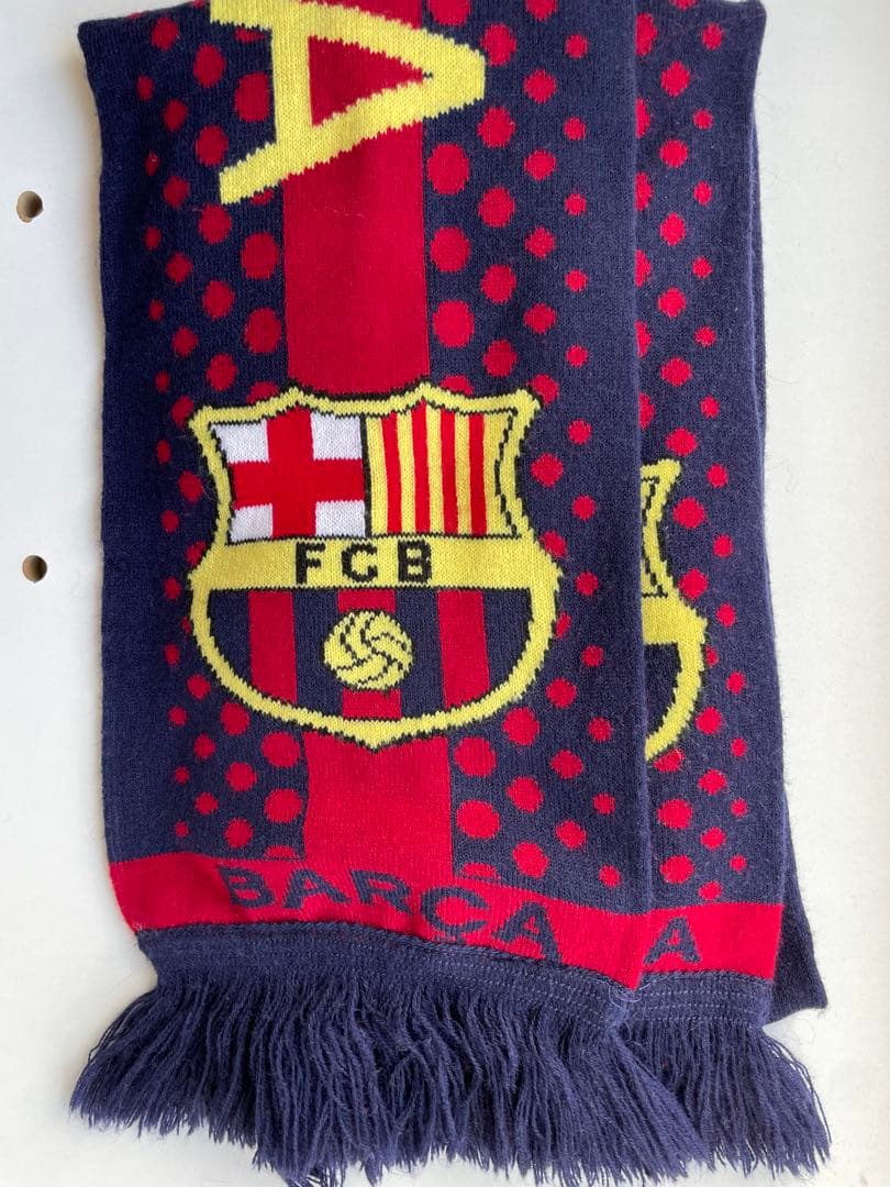 バルセロナ fc マフラー サッカーマフラー バルサ fc フットボール