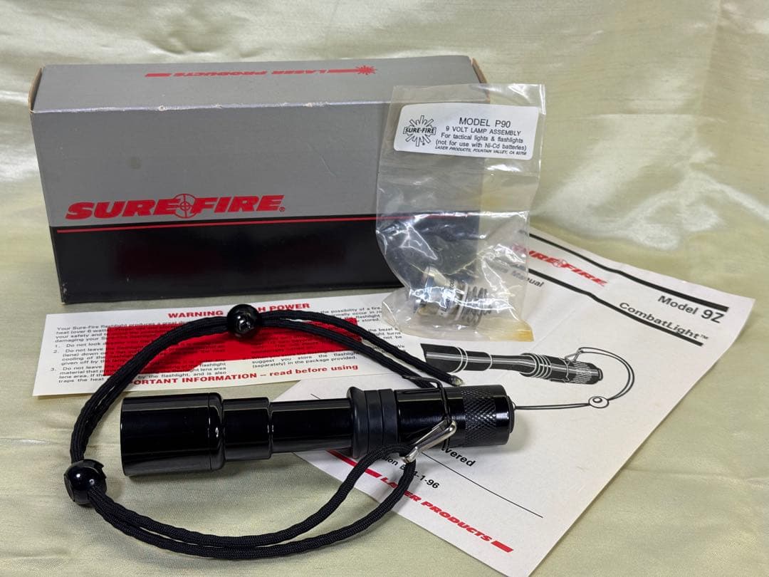 SURE FIRE/CombatLight 9Z （オマケ付き） SUREFIRE P2ZX-A-BK FURY COMBATLIGHT : アカリセンター公式ブログ