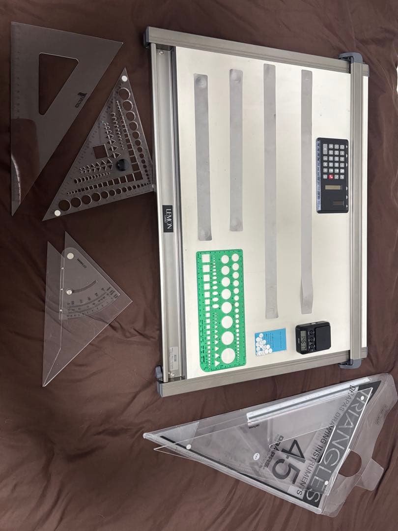 LEMON GASUI MAX製 製図板 A2 レモン画翠 平行定規 - メルカリ