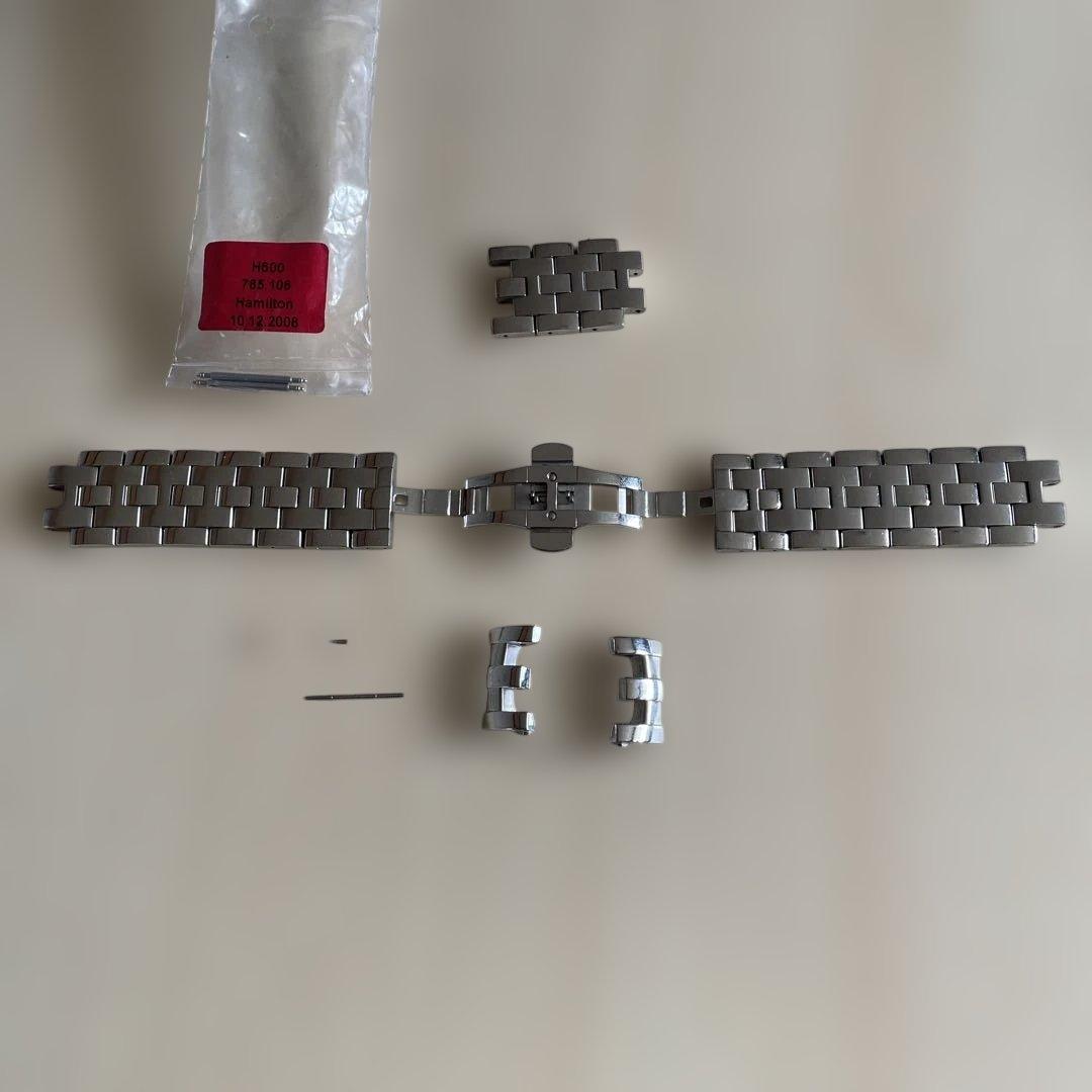 Hamilton Jaz masterステンレススチール金属ベルト H695.325.100/ジャズマスターオープンハート/ジャズマスタービュー