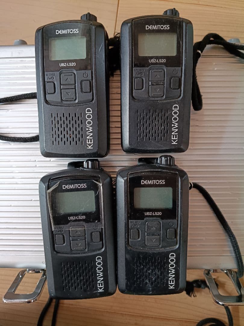 KENWOOD UBZ-LS20 ブラック トランシーバー×4台 UBZ-LS20(KENWOOD) - 無線機・トランシーバー・インカムのジャパン