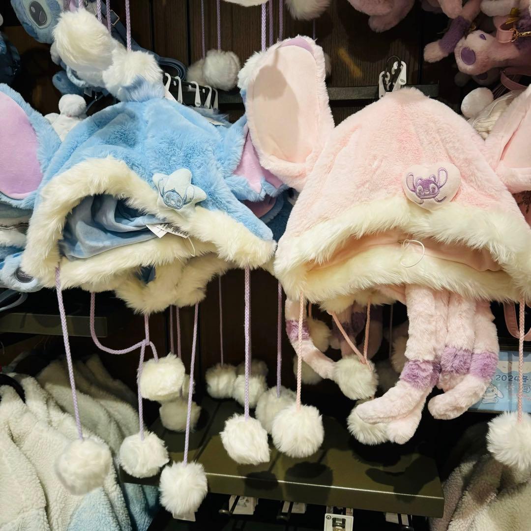 上海ディズニー クリスマス スティッチエンジェルふわふわファン