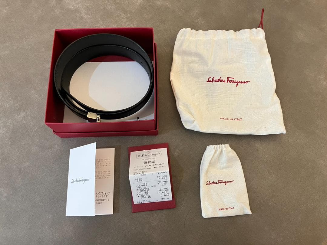 ⭐本月限定⭐ フェラガモ ダブルガンチーニベルト リバーシブル 八角形