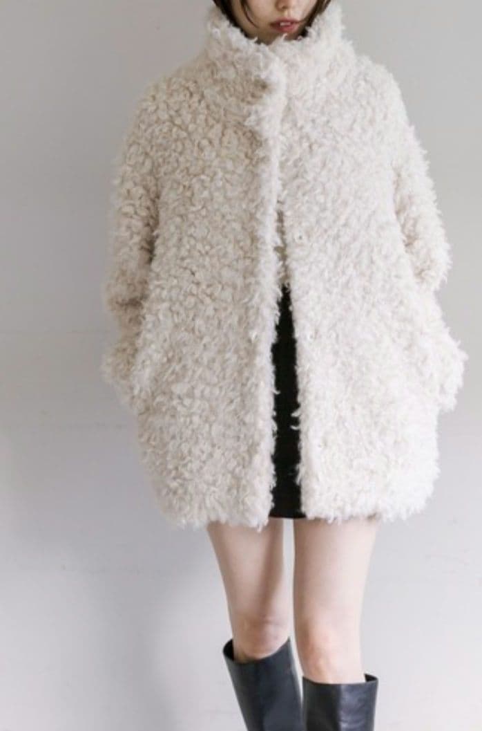 mystic　プードルファーコート タグ付き　サイズ2 SALEおすすめ！】プードルファーコート | mystic(ミスティック