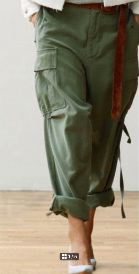 ka mi　マディソンブルー　カーゴパンツ　カーキ　00 MADISONBLUE(マディソンブルー)のCARGO PANTS L．BS．通販 | 集英社