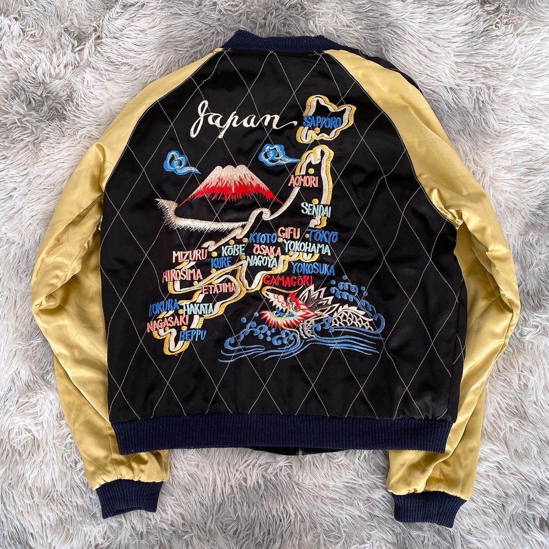 名作】テーラー東洋 スカジャン M品番 別珍 蛇髑髏 - メルカリ