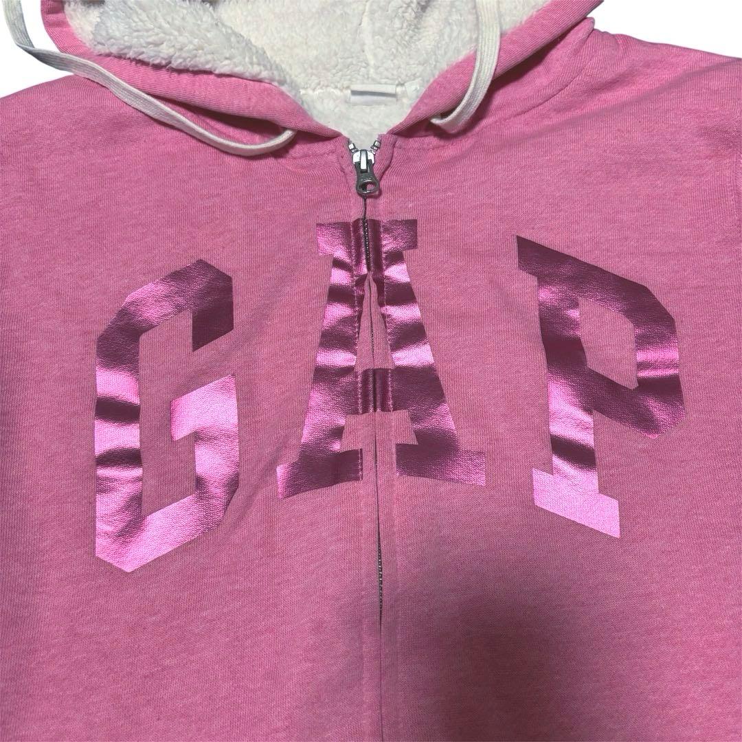 y2k グランジ OLD GAPピンク ジップボアパーカー マクブリング ギャル