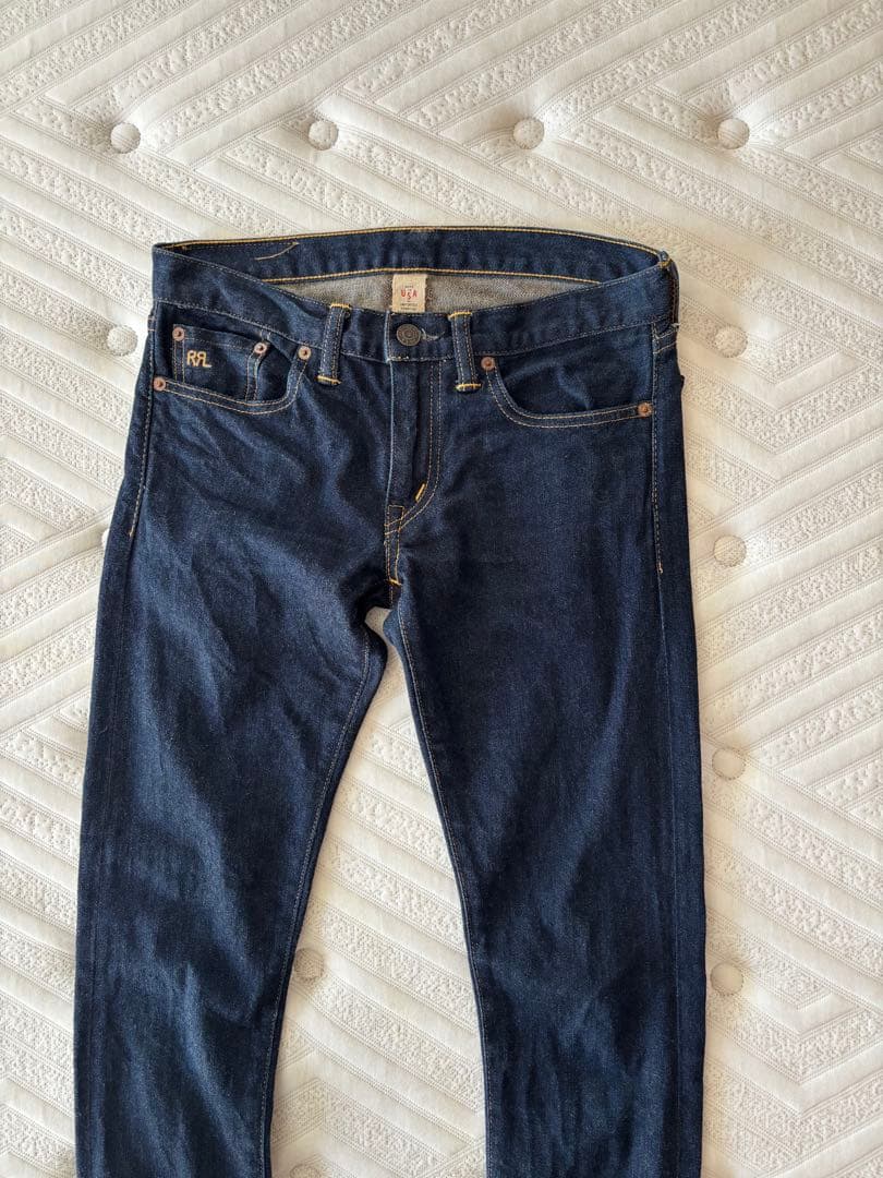 美品！RRL ストレッチスキニーフィット デニムパンツ w25 ラルフ