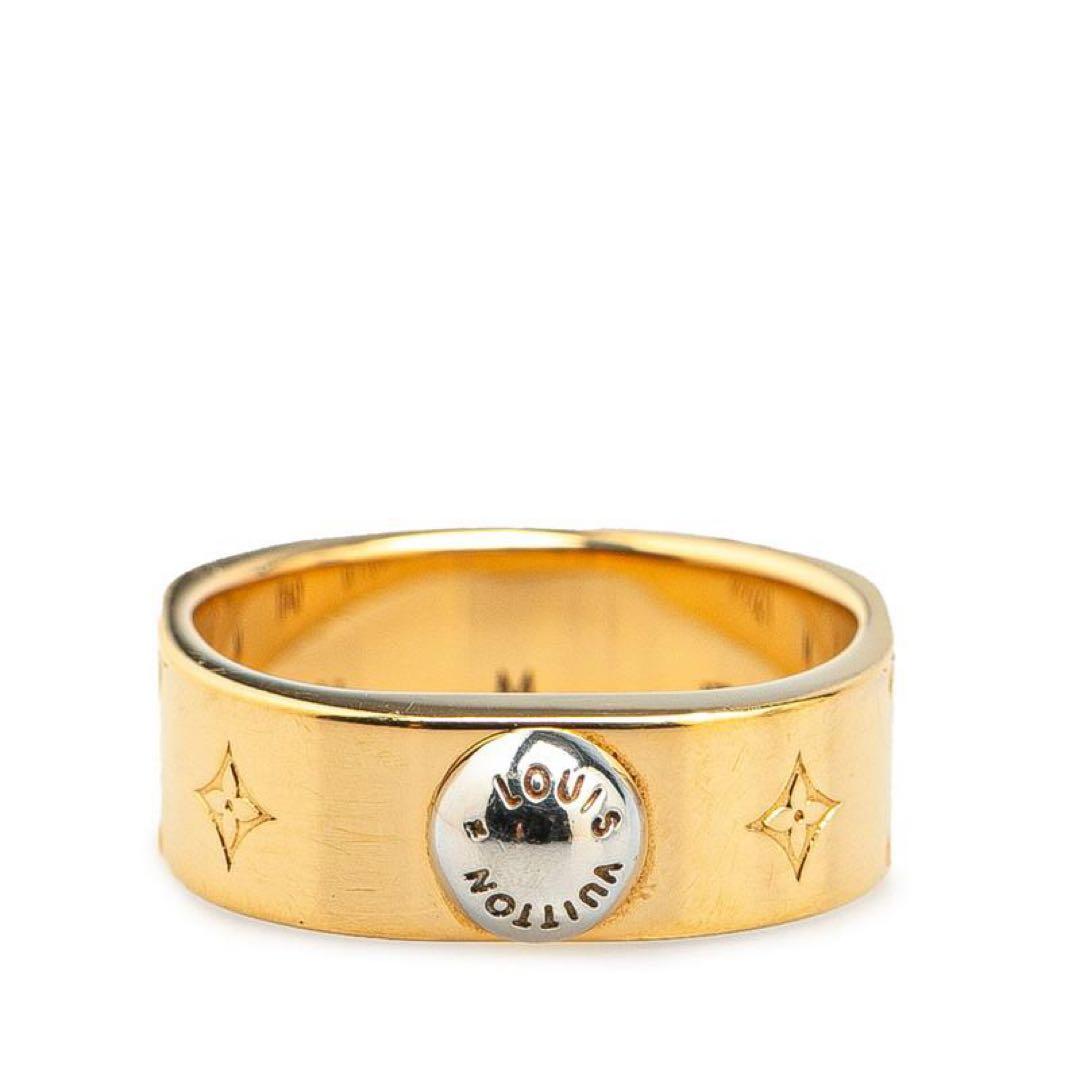 LOUIS VUITTON ルイヴィトンリング ナノグラム ゴールド 指輪 - メルカリ