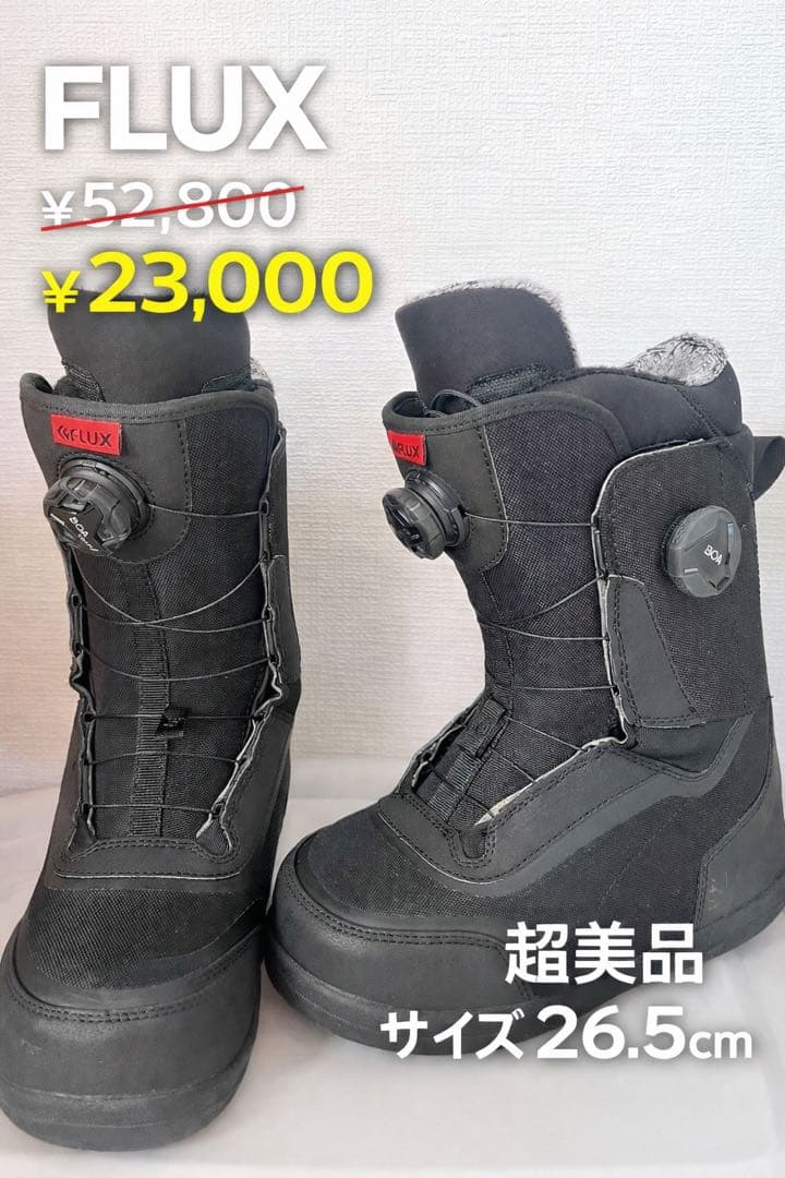 FLUX/フラックス GT-BOA スノーボードブーツ サイズ26.5cm美品 FLUX (フラックス) GT-BOA スノーボードブーツ メンズ SIZE 26cm
