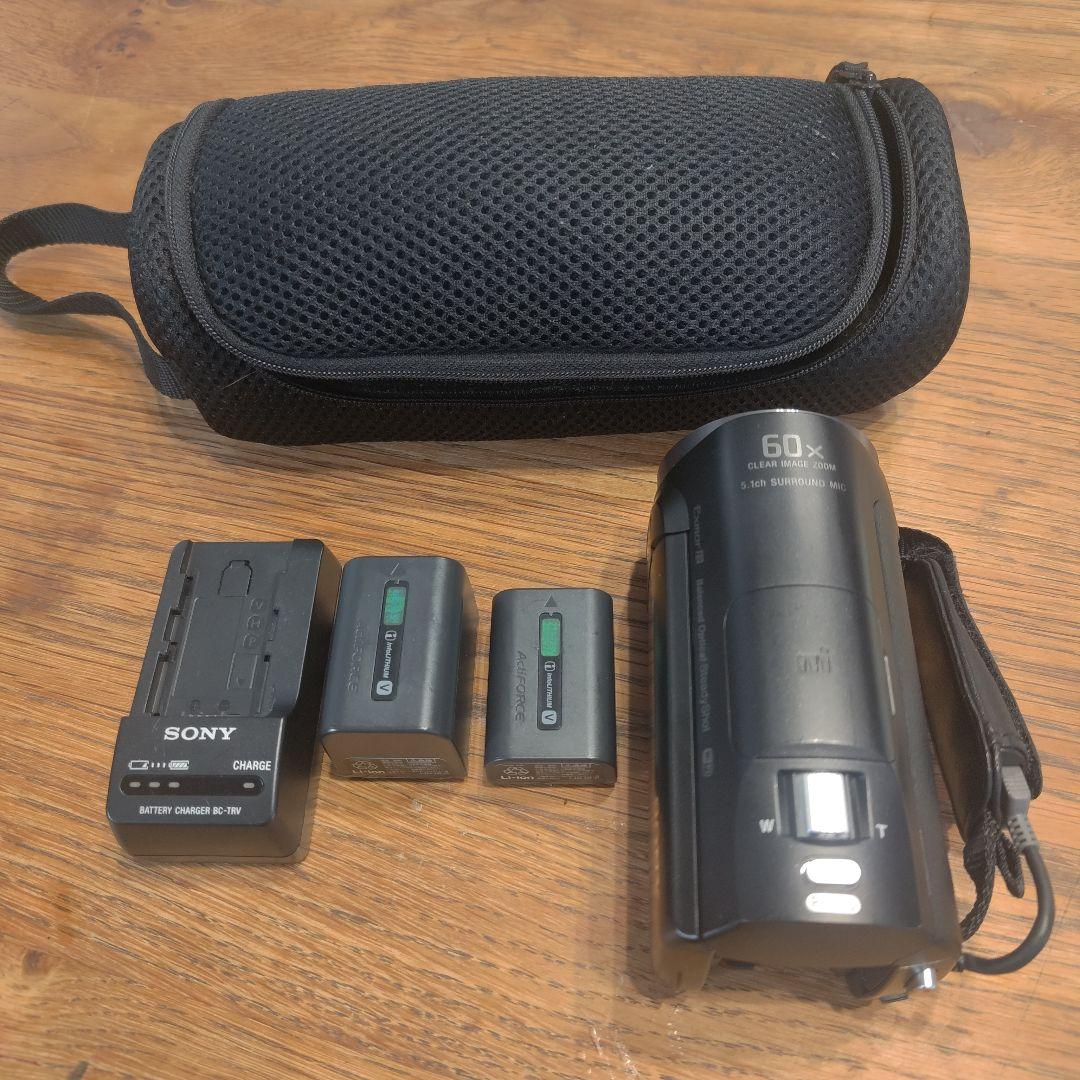 SONY HDカメラ HDR-CX670とバッテリー2個、専用純正ケースのセット Amazon | SONY HDビデオカメラ Handycam HDR-CX670 ホワイト 光学30倍