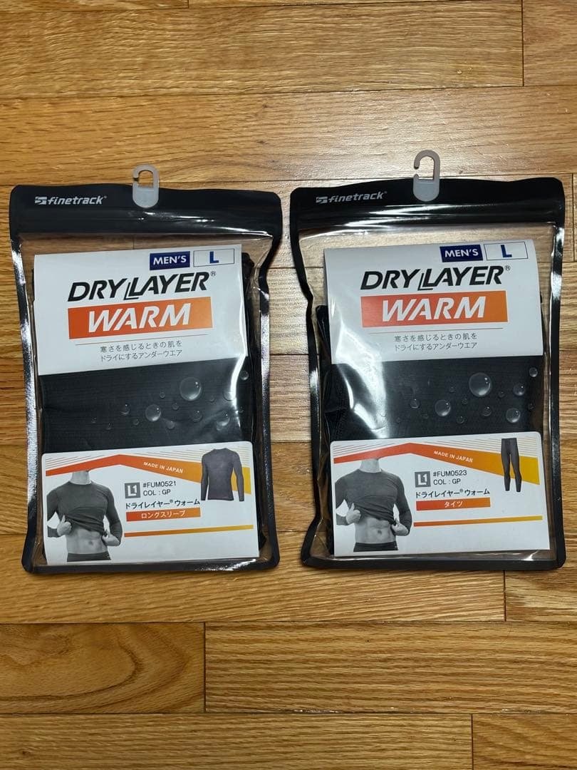 finetrack DRY LAYER WARM Lサイズ 上下セット finetrack DRY LAYER WARM Lサイズ 上下セット ドライレイヤーウォーム