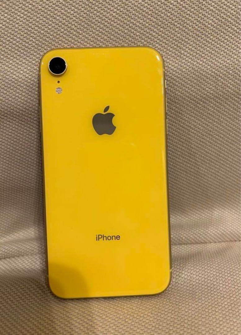 iPhone XR 64GB イエロー 本体 黄色 - メルカリ
