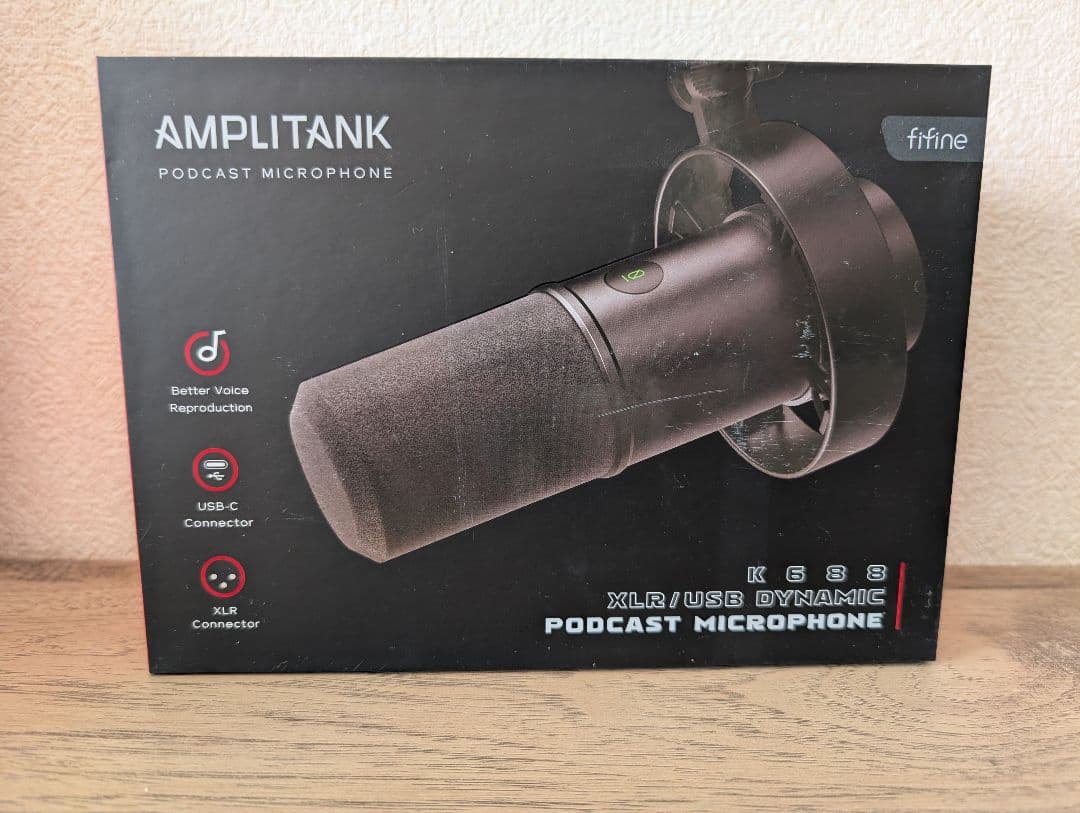 FIFINE AMPLITANK K688 XLR/USB マイク 未使用 FIFINE AmpliTank K688 USB/XLR Dynamic Microphone – FIFINE Official