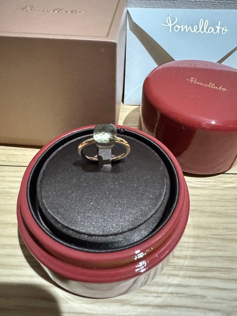 ふゆ様専用‪☆ポメラート プラシオライト ヌード プチ リング #56 美品‬