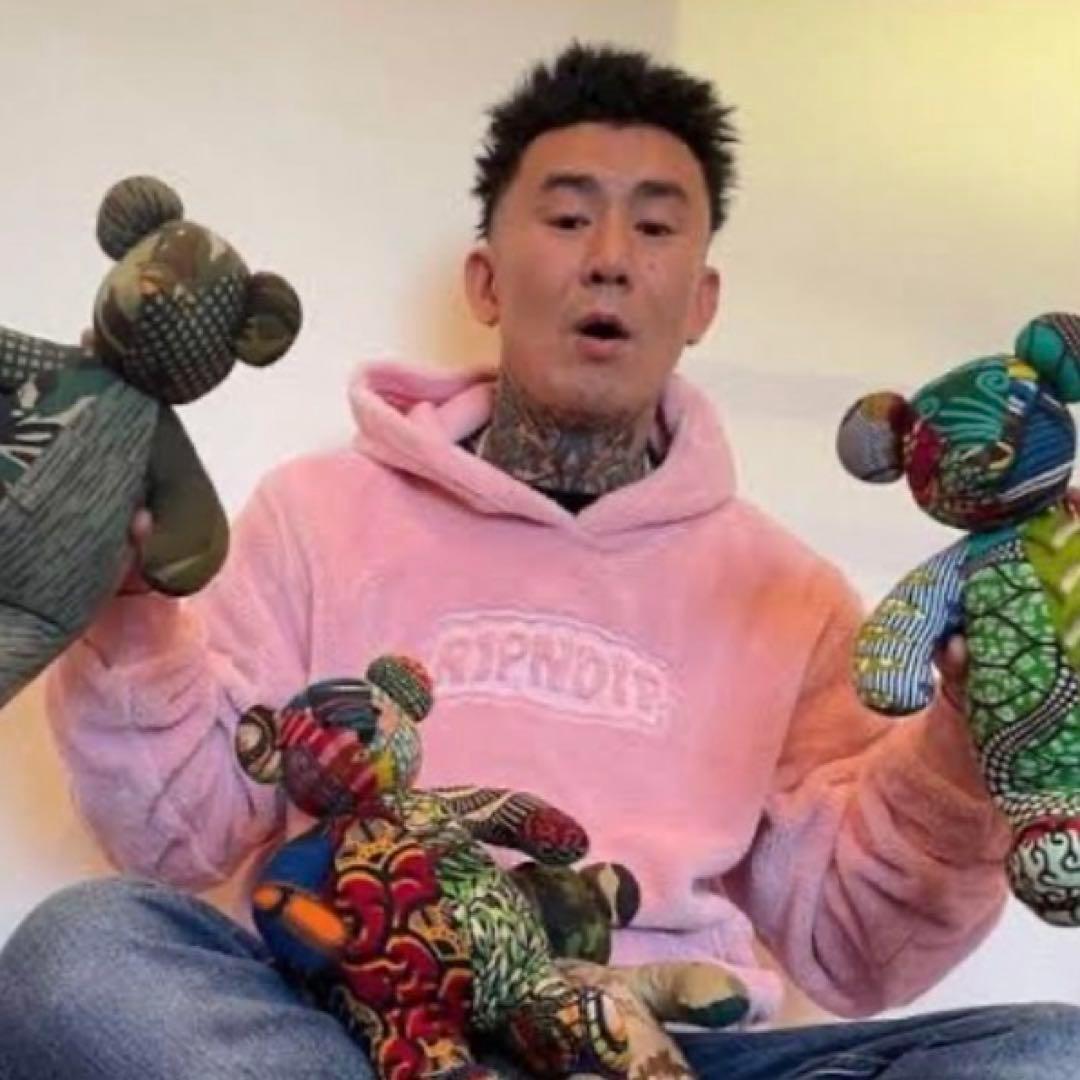 アナーキー着用】RIPNDIP Boa Hoodie ピンク XL ボア - メルカリ