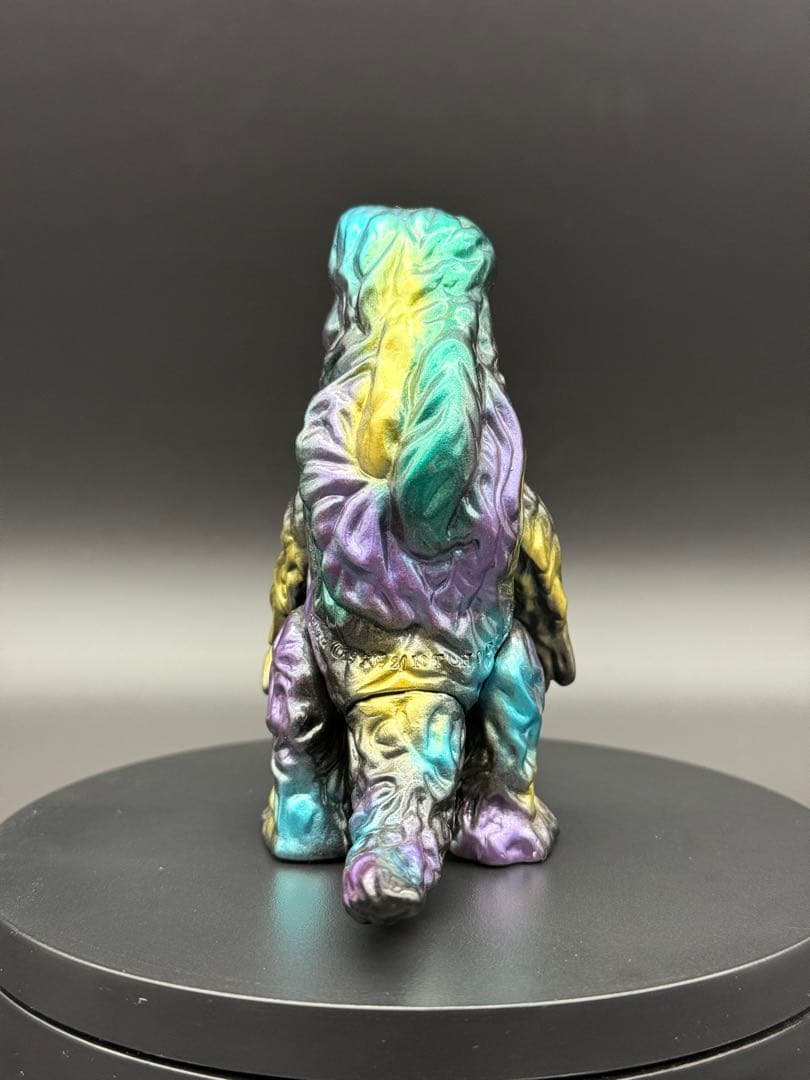 ま*る様 M1号 ヘドラ ミドルサイズ 黒成型×金×紫×緑｜ソフビ｜ブルマァク｜