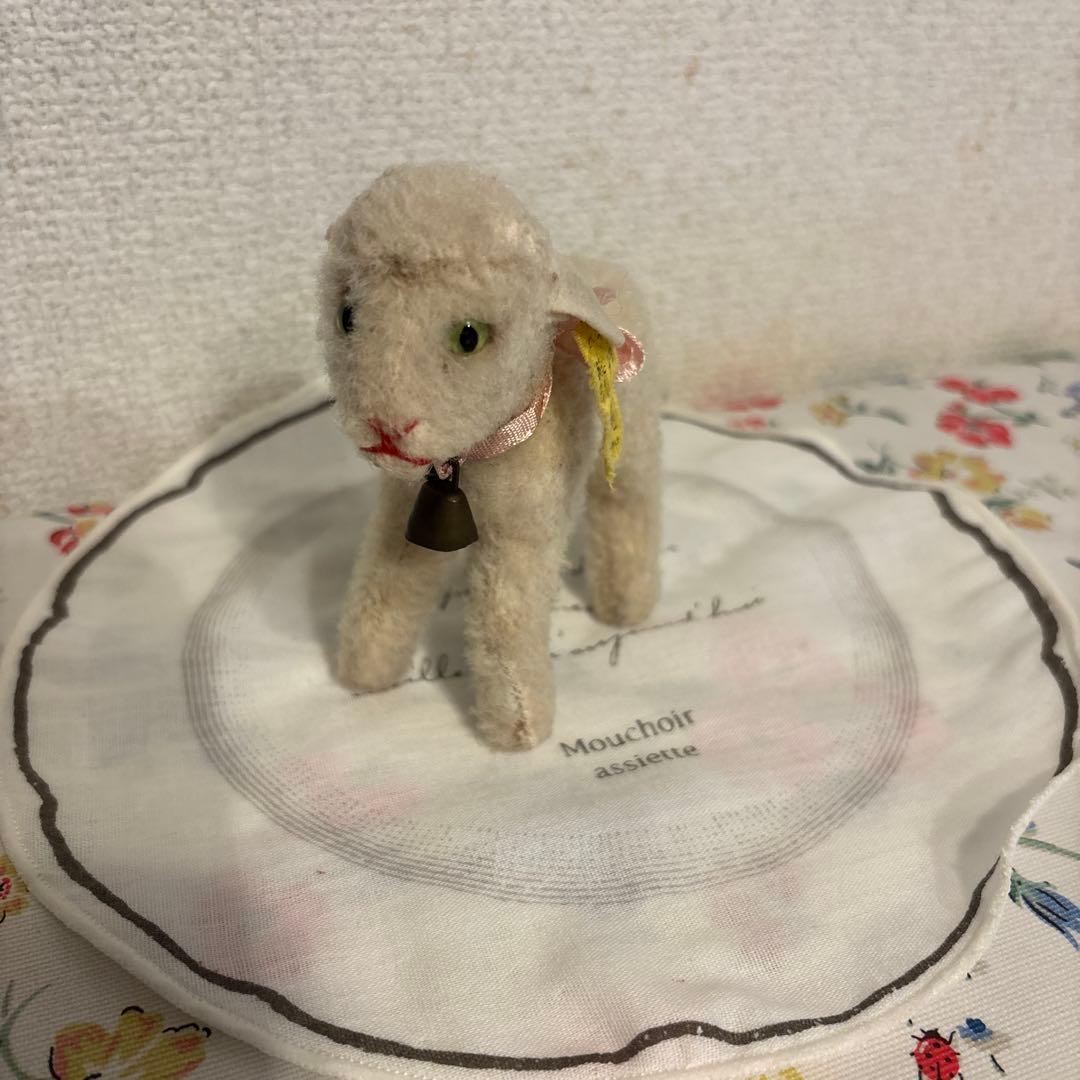 シュタイフ羊ランビー3 送料無料 シュタイフ Lamby 22cm ID完品 ヒツジのランビー/ひつじ/羊